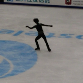 羽生結絃　公式練習21日動画更新中の画像