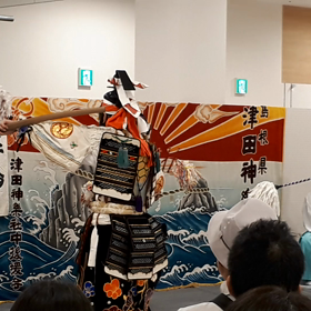 ８月１４日津田神楽の『塵輪』3の画像