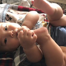 うれしいね、ひ孫ちゃんに遊んで貰った！の画像