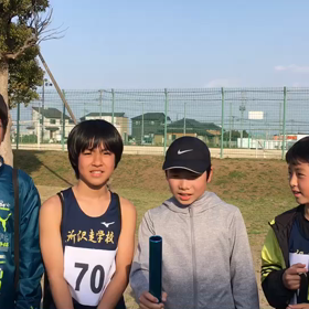 優勝インタビューの画像