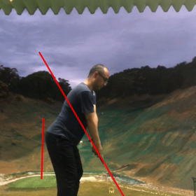 右肘を曲げ過ぎないの画像