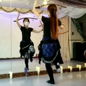 日曜ゴシックベリーダンス振り付けの画像