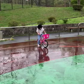 自転車に乗れるようになったよ❣️の画像