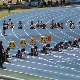 越谷市陸上競技記録会②の画像