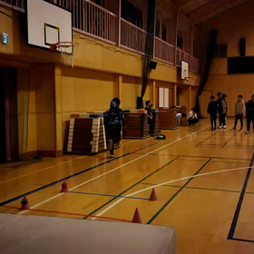 川越小 男子走り幅跳び練習②の画像