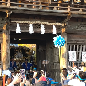 動画／灘のけんか祭り、楼門にて。の画像