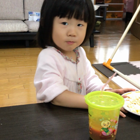 33〜34か月の近況69 ポップコーン言い間違え寝かしつけぱんだうさぎこあらにらめっこの画像