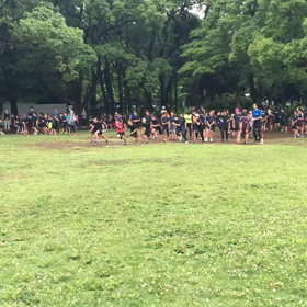 学年別インターバル(高学年)ゴール付近⑨の画像