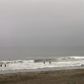 7月14日千葉北、東浪見の朝の波の画像