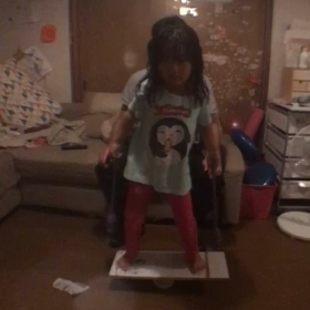 娘達のトレーニングの画像