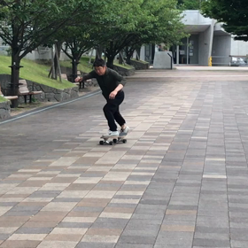 タカちゃんとサーフスケートの画像