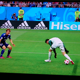 日本対ベルギー 前半 0-0 終了！の画像