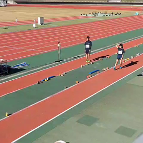 女子走り幅跳び予選⑧の画像