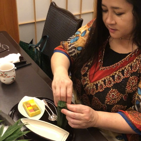 お宝映像？スルッと出て来ない水羊羹の画像