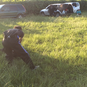 救助犬練習会の画像