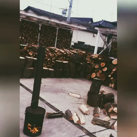 薪割り動画！割るではなく、切る(≧∀≦)の画像