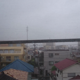 久し振りの台風上陸(￣▽￣;)の画像