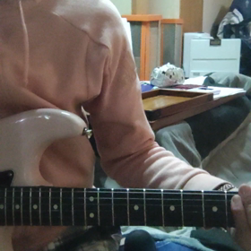 ギターの練習の画像