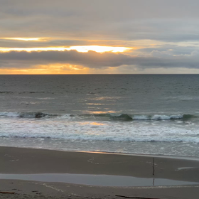 7月14日千葉北、東浪見の朝の波の画像