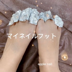 マイネイルフット☆apple nailの画像