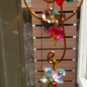 クリスマス気分なサンキャッチャーの画像