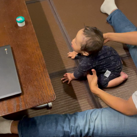 つかまり立ち！！の画像