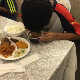 2日目 夕食動画の画像