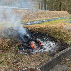 野焼きの画像