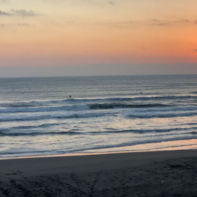 12月7日千葉北、東浪見の朝の波の画像