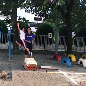 川越小 走り幅跳び練習⑦の画像