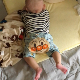 寝返りできるようになって✨の画像