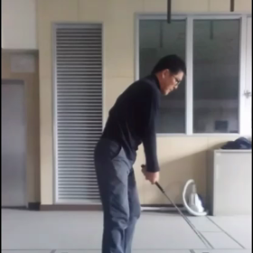 5番アイアン集中練習！の画像