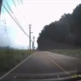 こんなところで事故？？の画像