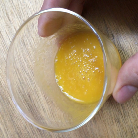 マンゴー酵母ジュースにびっくり  So surprised mango yeast juiceの画像