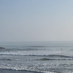 11月1日千葉北、東浪見の朝の波の画像