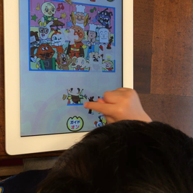 母の体調不良と息子のタブレット遊び（1歳10ヶ月）の画像