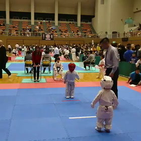 清作ちゃん 2歳最後の空手試合…の画像