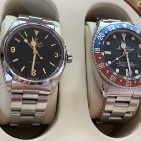 ROLEXとワインディングマシーンの画像