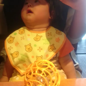 食べれないけど、食べたそう(>_<)の画像