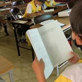 合宿目標発表の画像