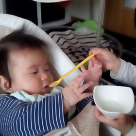 生後6ヶ月　離乳食開始とちびたのタイムスケジュールの画像
