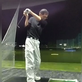 インパクトでクラブは天地逆！の画像