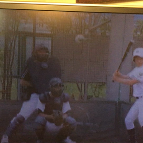 次男の野球の画像