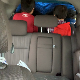 セルフ洗車、そしてアイスクリームの画像