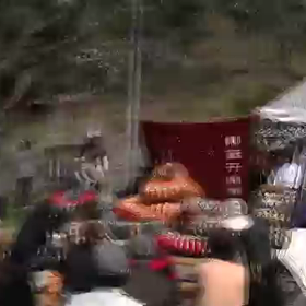 2011年4月10日 金谷城山桜まつり 動画 ⑥-1    石見神楽の画像