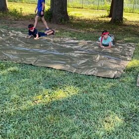 体幹トレーニング(赤チーム)①の画像