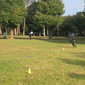 10色リレー折り返し(赤チーム側)③の画像