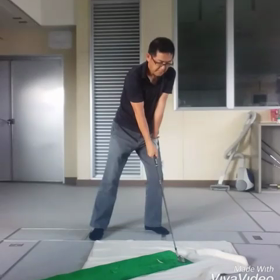 アイアン素振りだけの画像