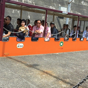 黒部渓谷トロッコ電車。の画像