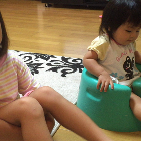 5歳と1歳3ヶ月の画像